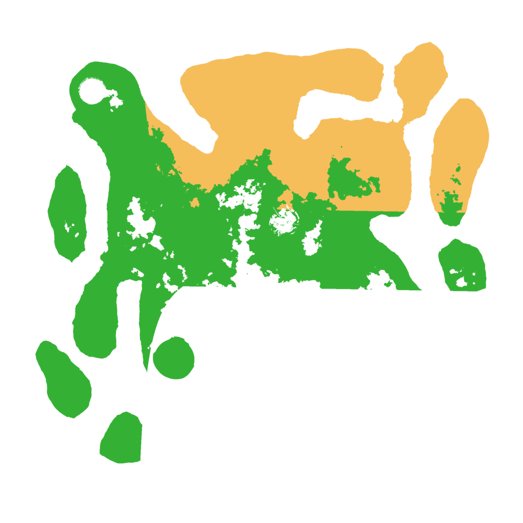 Biome Rust Map: Barren, Size: 3500, Seed: 5764998