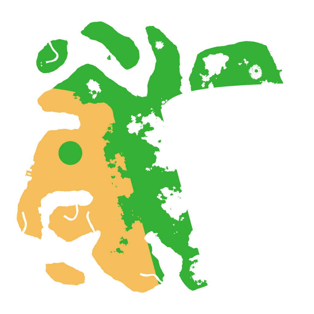 Biome Rust Map: Procedural Map, Size: 3500, Seed: 4191098