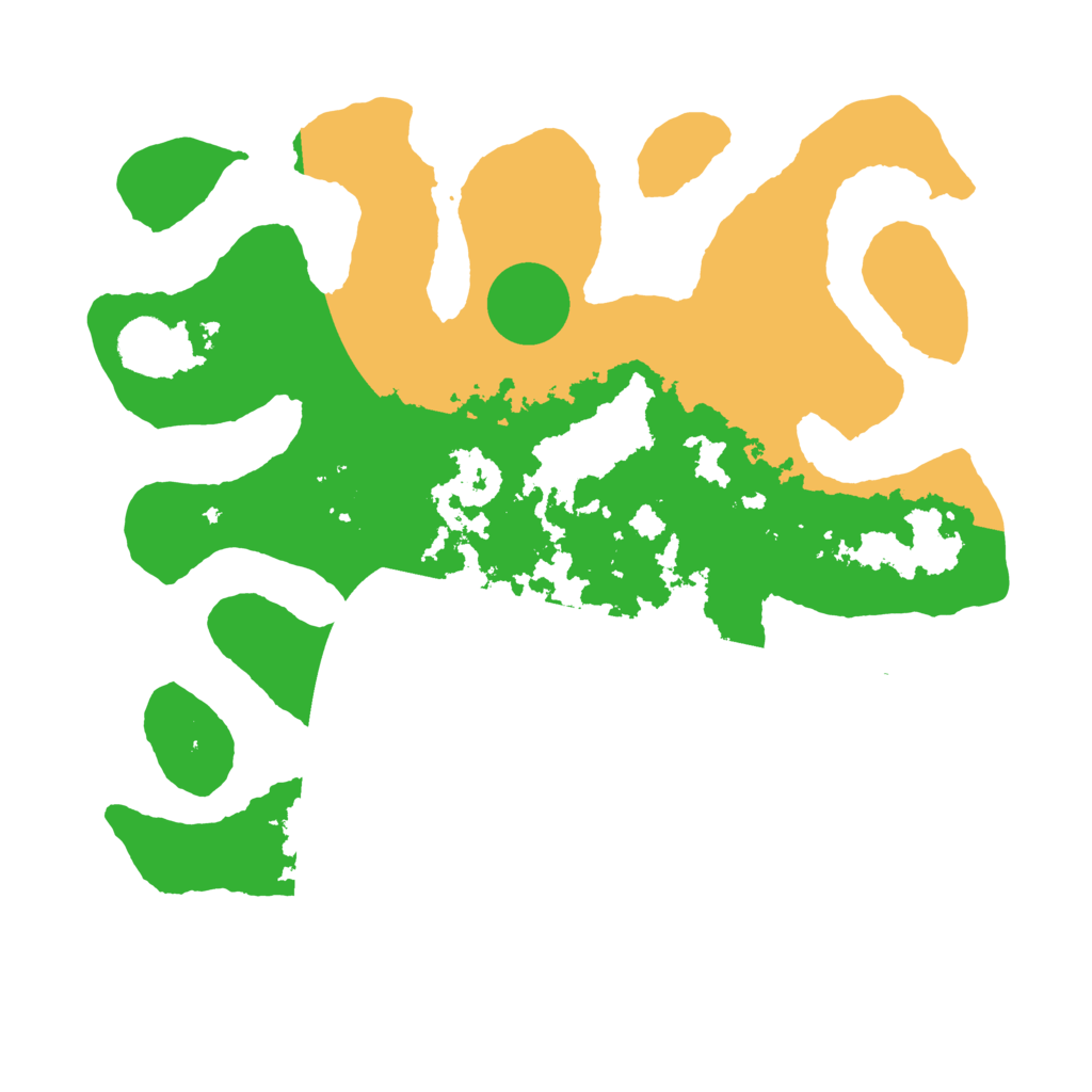 Biome Rust Map: Barren, Size: 3500, Seed: 1249774