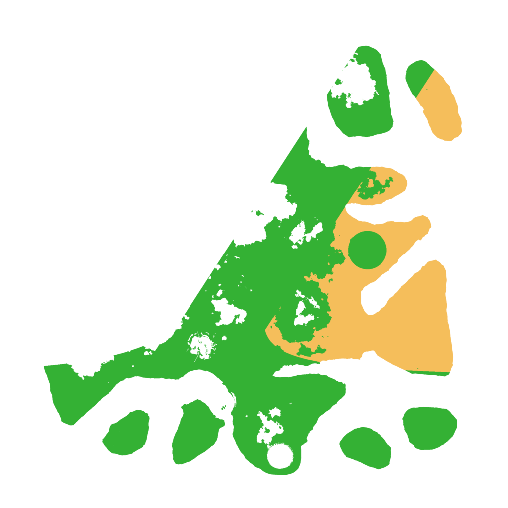 Biome Rust Map: Barren, Size: 3500, Seed: 1107908