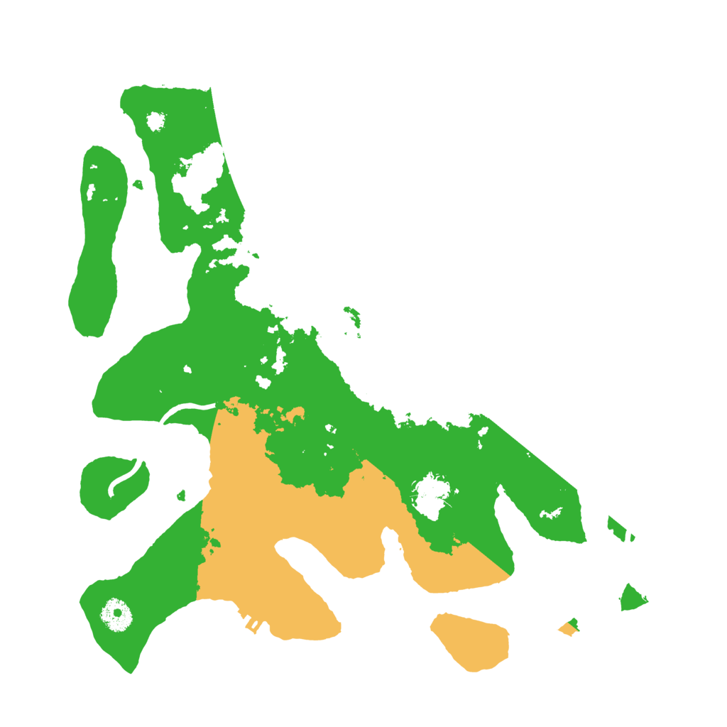 Biome Rust Map: Procedural Map, Size: 3500, Seed: 1539347