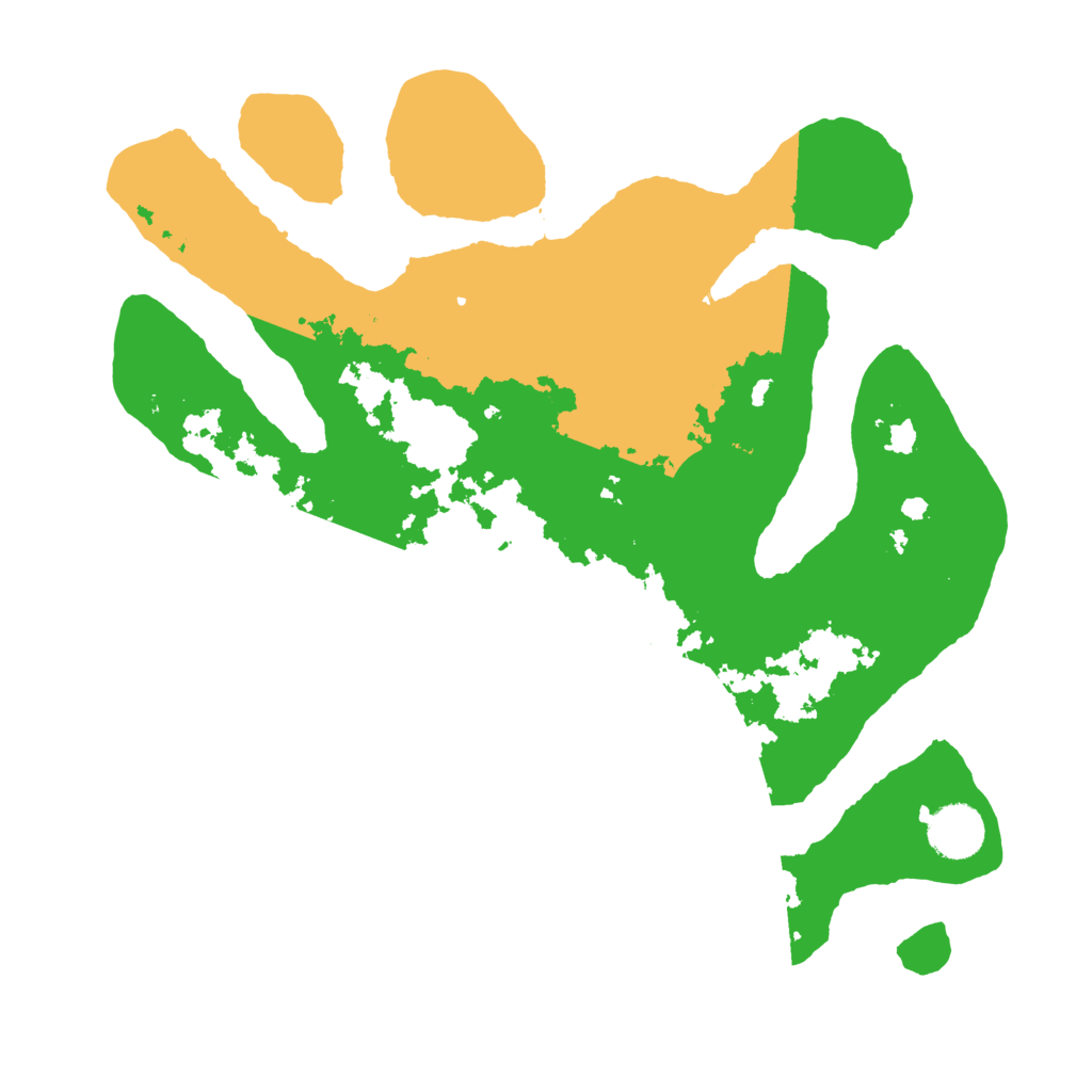 Biome Rust Map: Barren, Size: 3500, Seed: 2793580