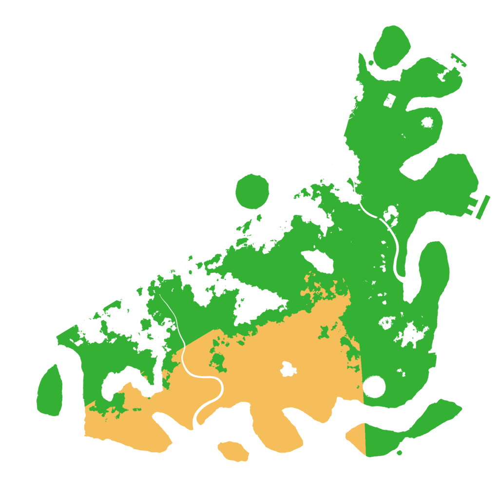 Biome Rust Map: Procedural Map, Size: 4000, Seed: 266121