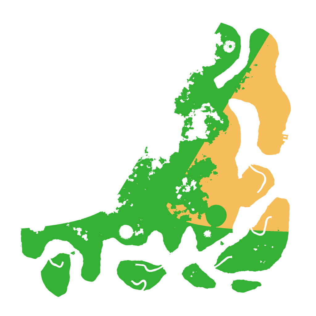 Biome Rust Map: Procedural Map, Size: 4000, Seed: 976210