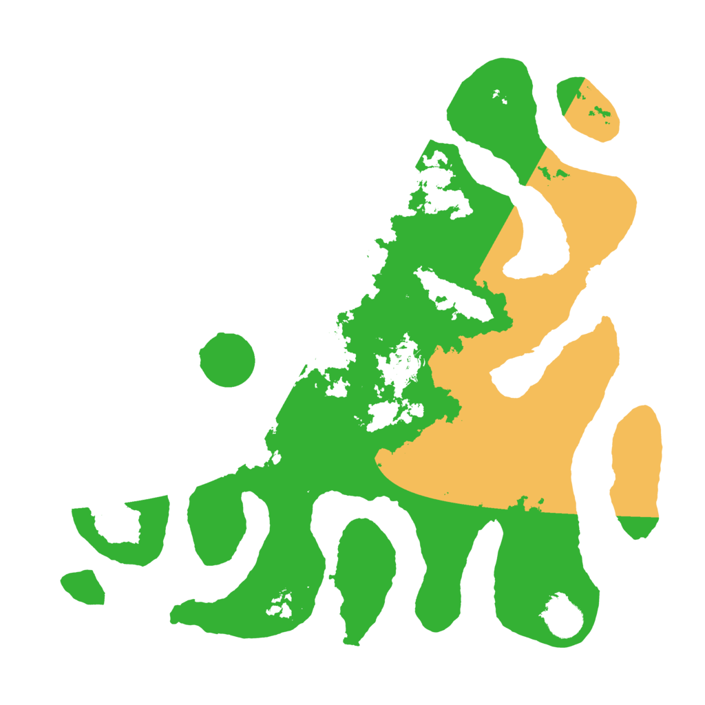 Biome Rust Map: Barren, Size: 3500, Seed: 4011987