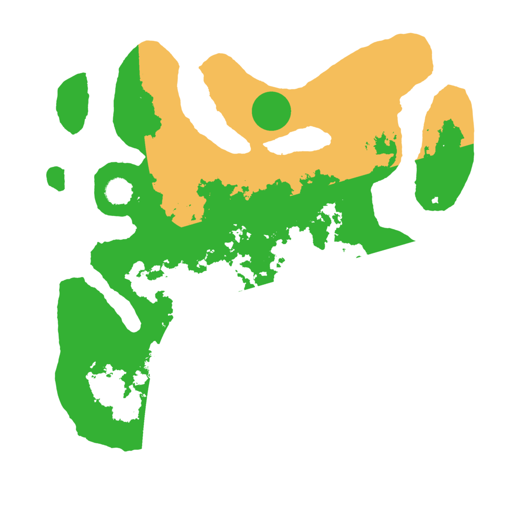 Biome Rust Map: Barren, Size: 3500, Seed: 5217994