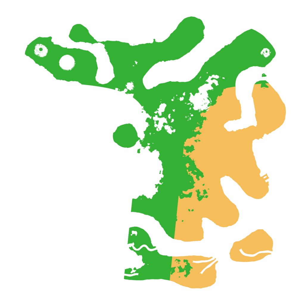 Biome Rust Map: Procedural Map, Size: 3500, Seed: 4252029