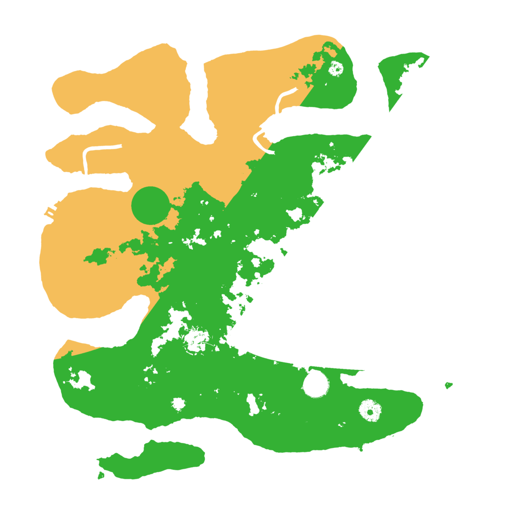 Biome Rust Map: Procedural Map, Size: 3500, Seed: 4413419