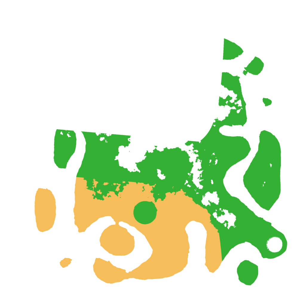 Biome Rust Map: Barren, Size: 3500, Seed: 2652231