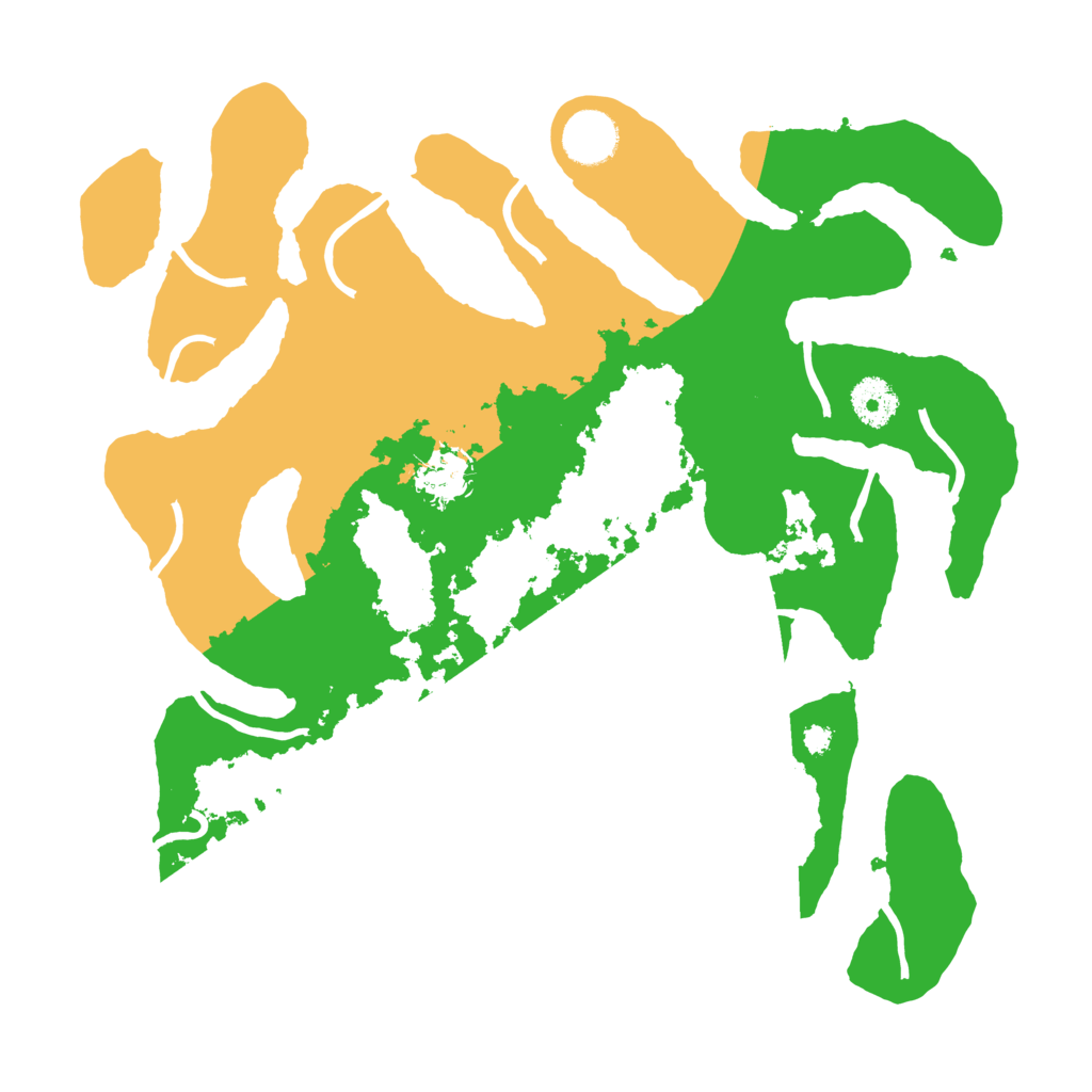 Biome Rust Map: Procedural Map, Size: 3500, Seed: 3935324