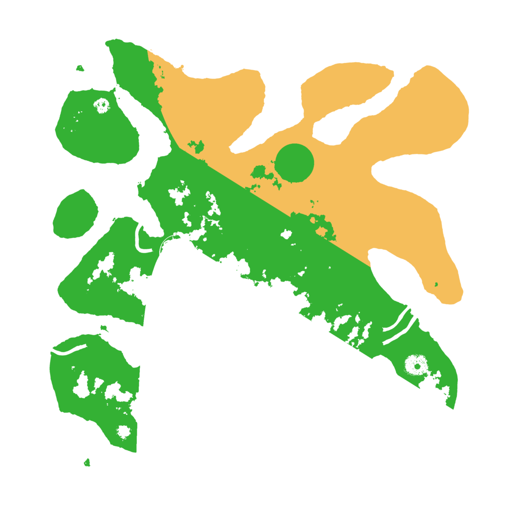 Biome Rust Map: Procedural Map, Size: 3500, Seed: 5371717