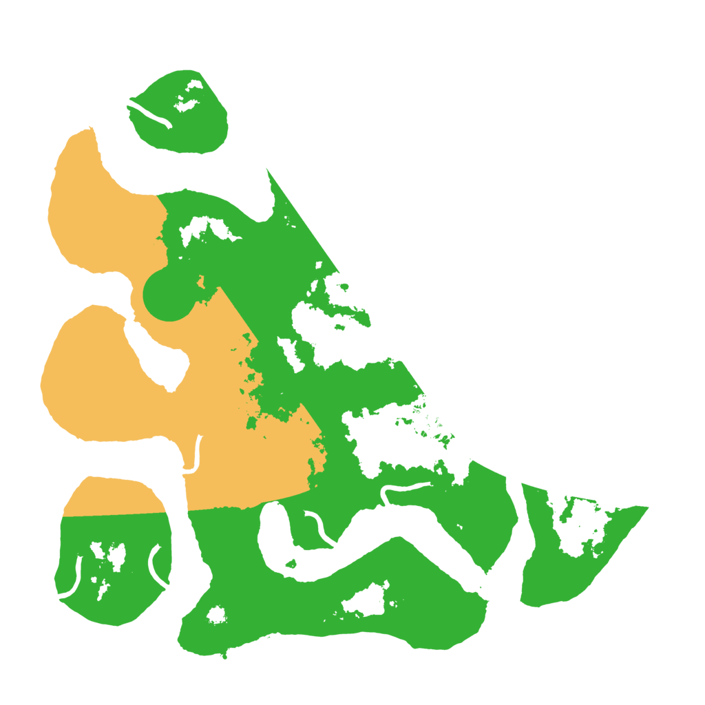 Biome Rust Map: Procedural Map, Size: 3500, Seed: 1651554