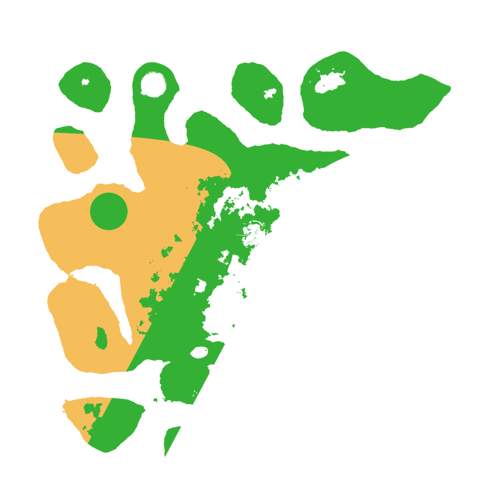 Biome Rust Map: Barren, Size: 3500, Seed: 5841593