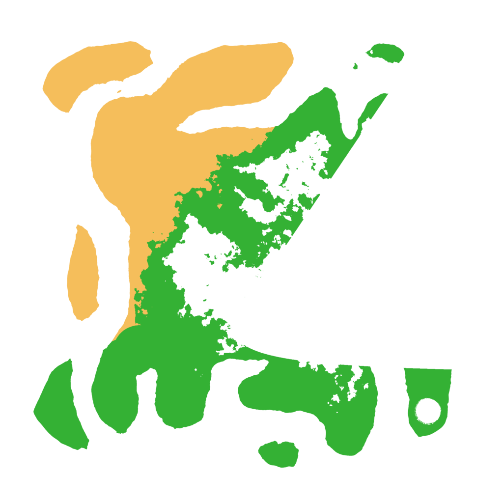 Biome Rust Map: Barren, Size: 3500, Seed: 6366600