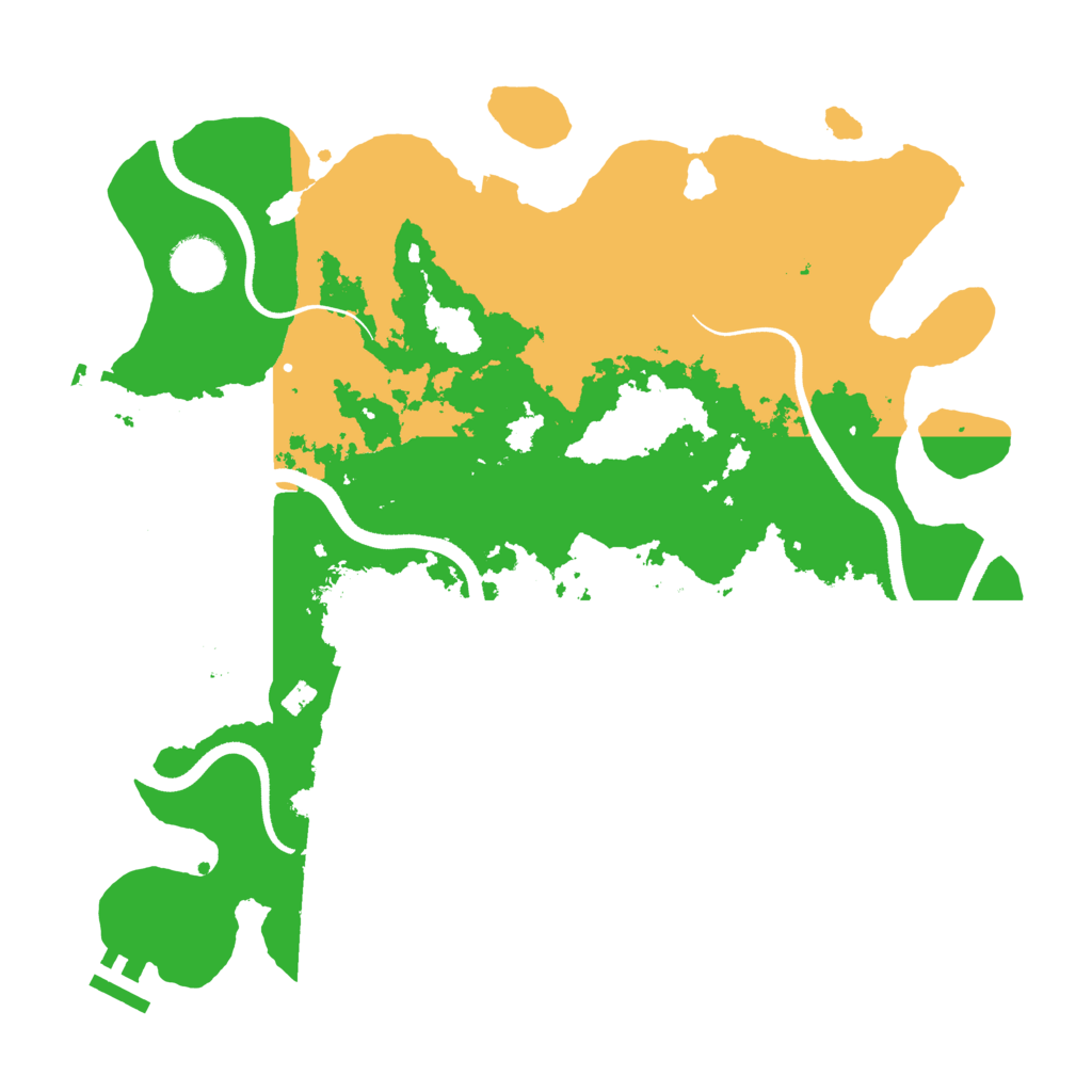 Biome Rust Map: Procedural Map, Size: 3500, Seed: 1895130