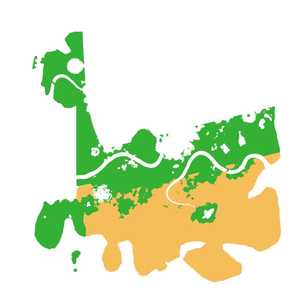 Biome Rust Map: Procedural Map, Size: 3500, Seed: 2934023