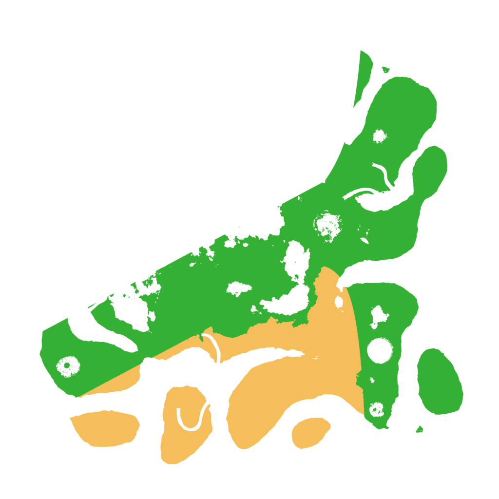 Biome Rust Map: Procedural Map, Size: 3500, Seed: 740870