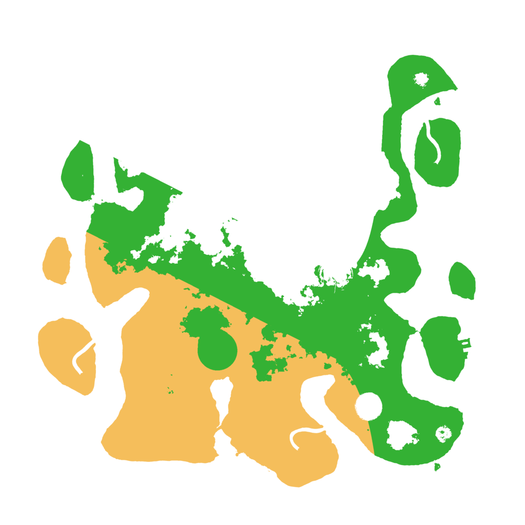 Biome Rust Map: Procedural Map, Size: 3500, Seed: 4218733