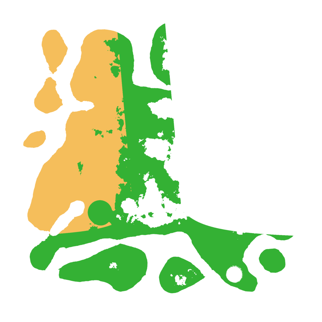 Biome Rust Map: Barren, Size: 3500, Seed: 1549771