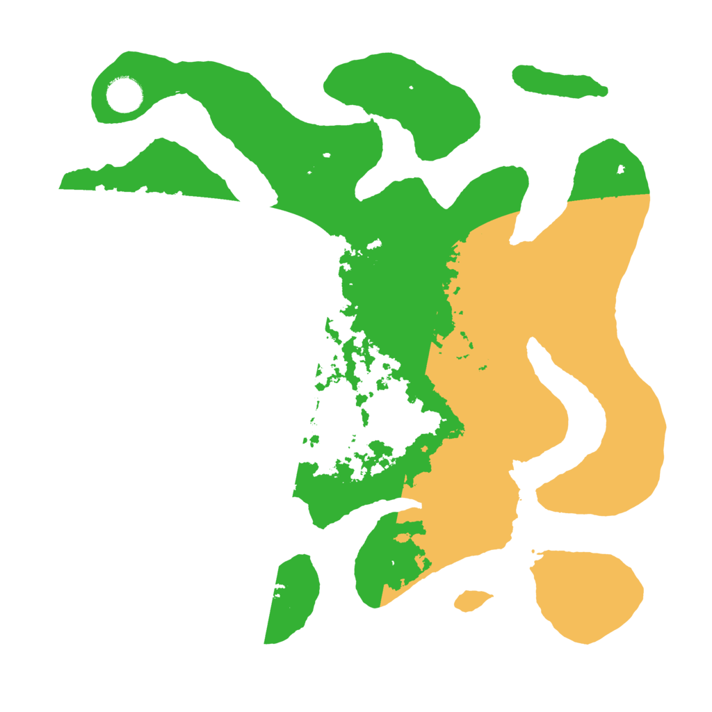 Biome Rust Map: Barren, Size: 3500, Seed: 246588