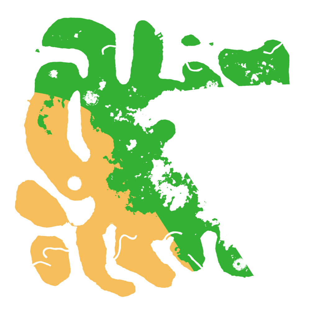 Biome Rust Map: Procedural Map, Size: 4000, Seed: 348910