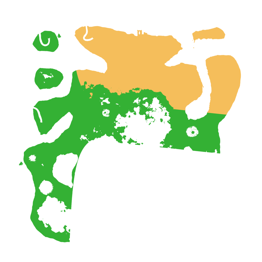 Biome Rust Map: Procedural Map, Size: 3500, Seed: 1437372