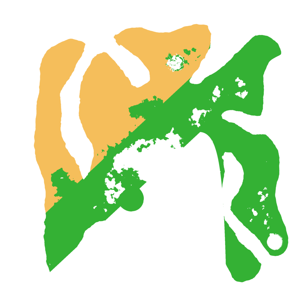 Biome Rust Map: Barren, Size: 3500, Seed: 6068361