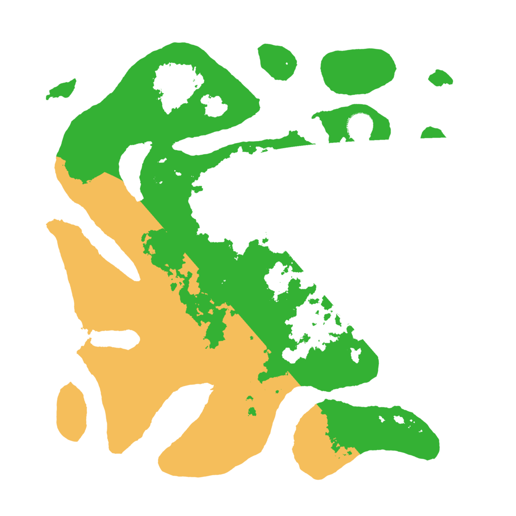 Biome Rust Map: Barren, Size: 3500, Seed: 5566941