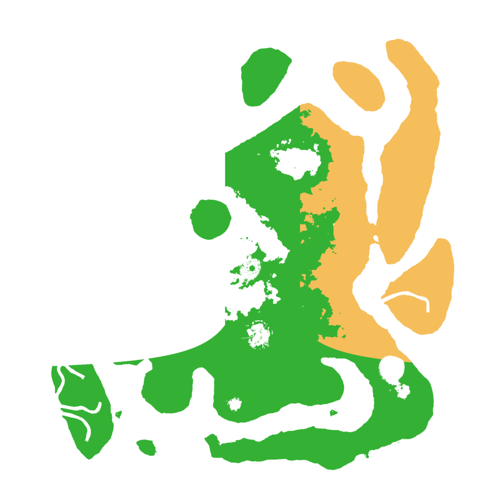 Biome Rust Map: Procedural Map, Size: 3500, Seed: 6029369