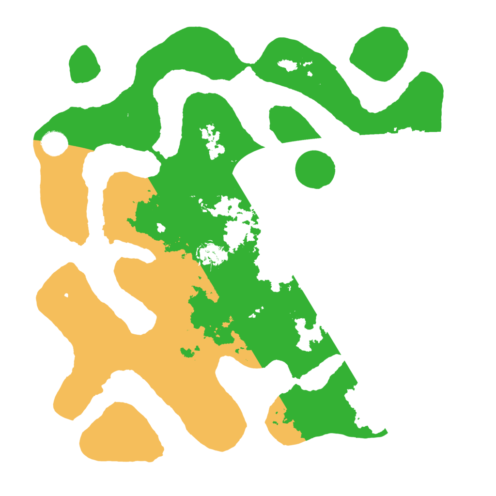 Biome Rust Map: Barren, Size: 3500, Seed: 306018