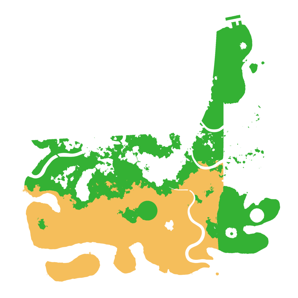 Biome Rust Map: Procedural Map, Size: 4000, Seed: 877976