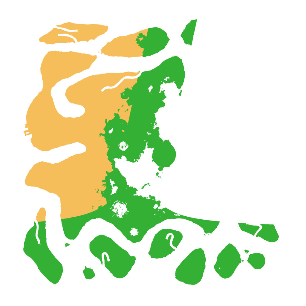 Biome Rust Map: Procedural Map, Size: 3500, Seed: 2539233