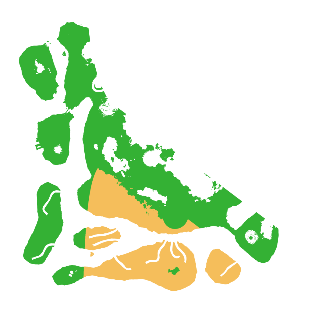 Biome Rust Map: Procedural Map, Size: 3550, Seed: 707097