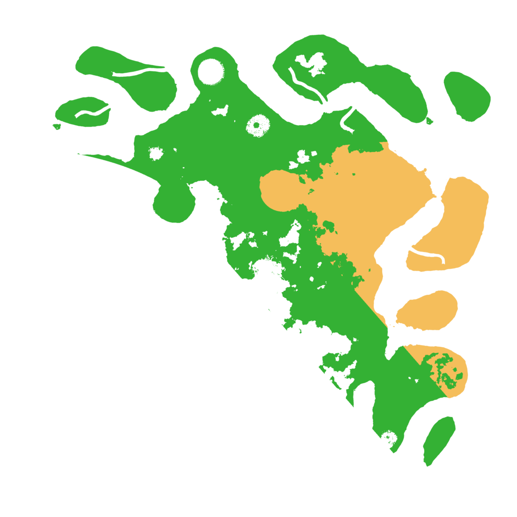 Biome Rust Map: Procedural Map, Size: 3500, Seed: 3979127