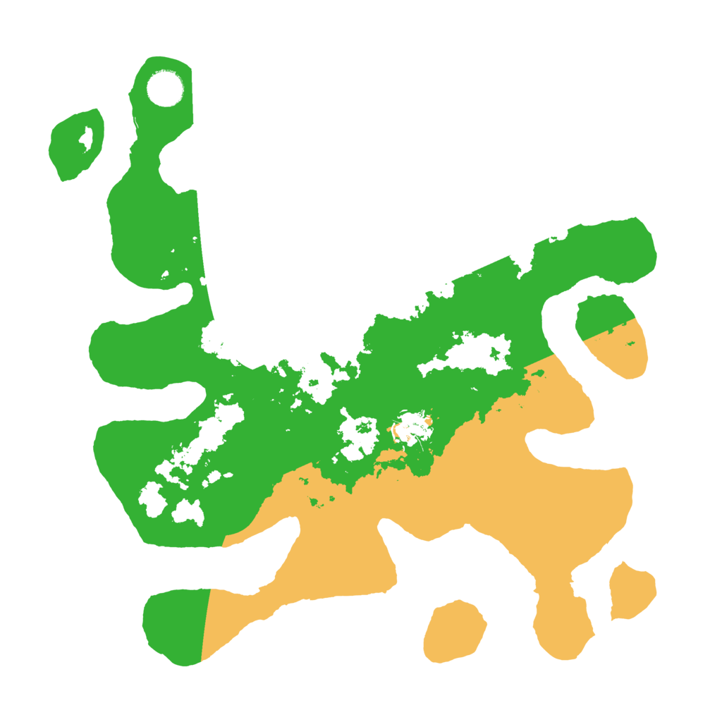 Biome Rust Map: Barren, Size: 3500, Seed: 4341913