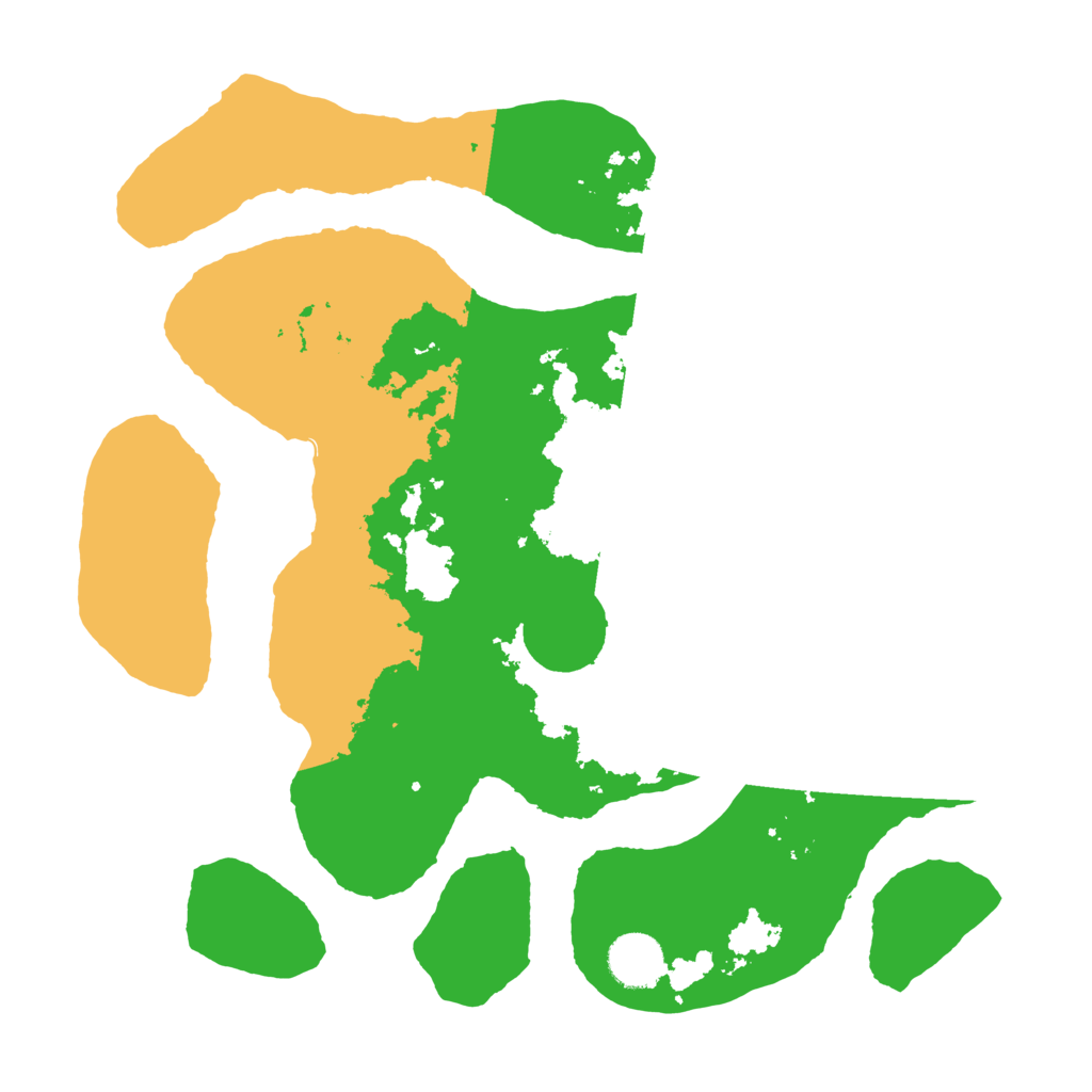 Biome Rust Map: Barren, Size: 3500, Seed: 1830066