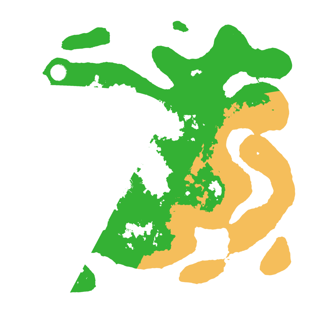 Biome Rust Map: Barren, Size: 3500, Seed: 2505560