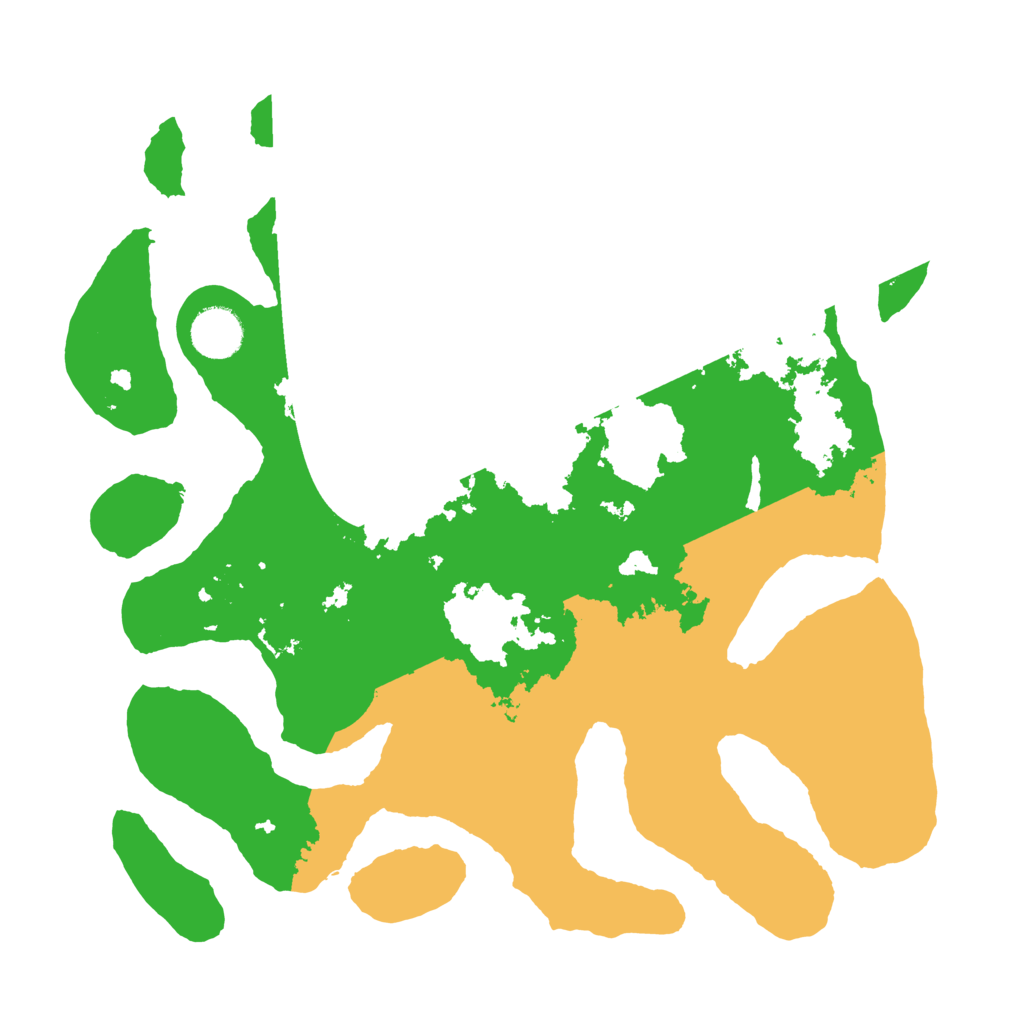 Biome Rust Map: Barren, Size: 3500, Seed: 2067479