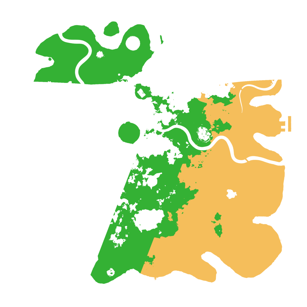 Biome Rust Map: Procedural Map, Size: 4000, Seed: 886873