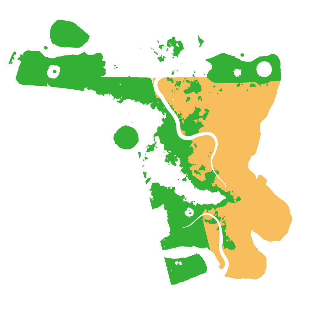 Biome Rust Map: Procedural Map, Size: 3500, Seed: 2775480