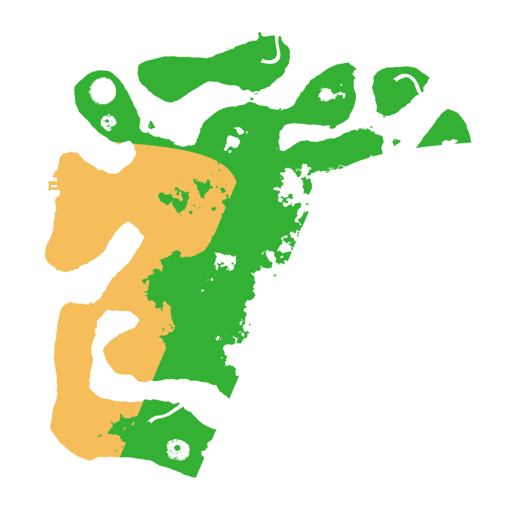 Biome Rust Map: Procedural Map, Size: 3500, Seed: 985315