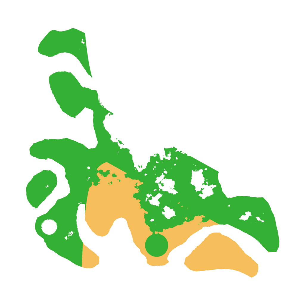 Biome Rust Map: Barren, Size: 3500, Seed: 6290958