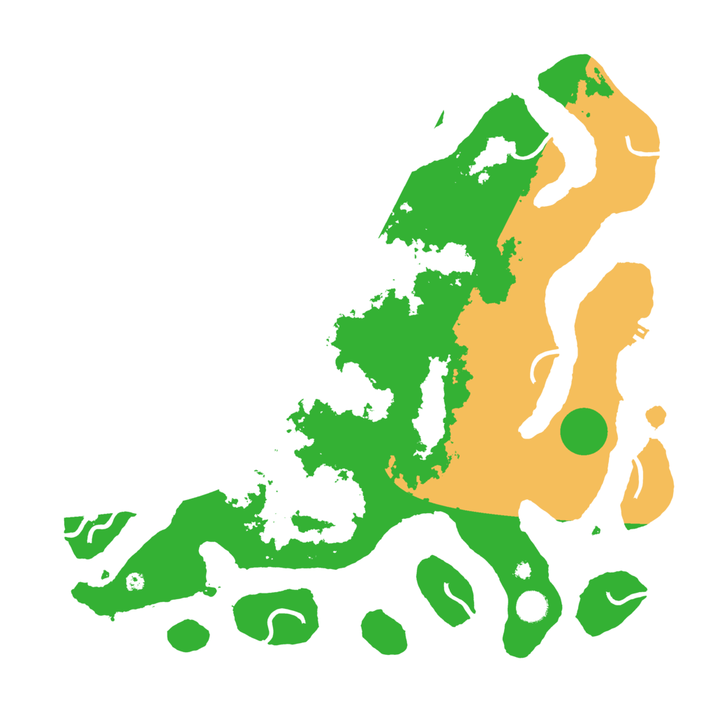 Biome Rust Map: Procedural Map, Size: 4000, Seed: 821535