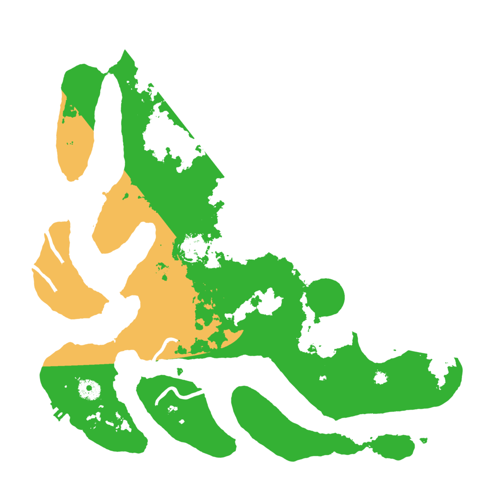 Biome Rust Map: Procedural Map, Size: 3500, Seed: 2149653