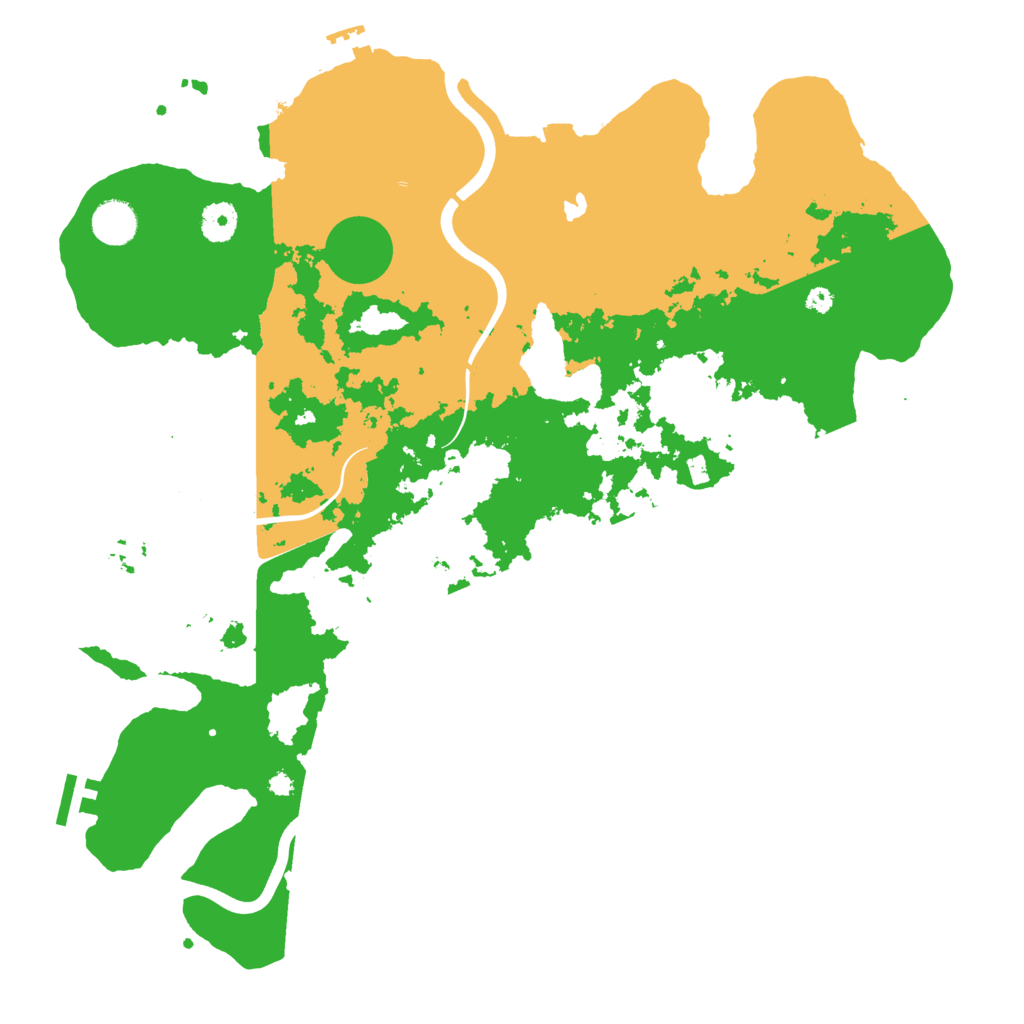 Biome Rust Map: Procedural Map, Size: 4000, Seed: 797210