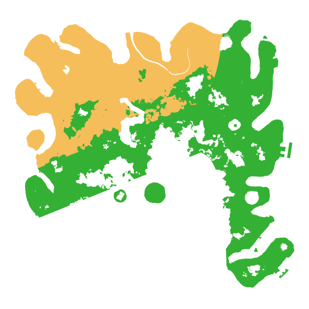 Biome Rust Map: Procedural Map, Size: 4000, Seed: 249870