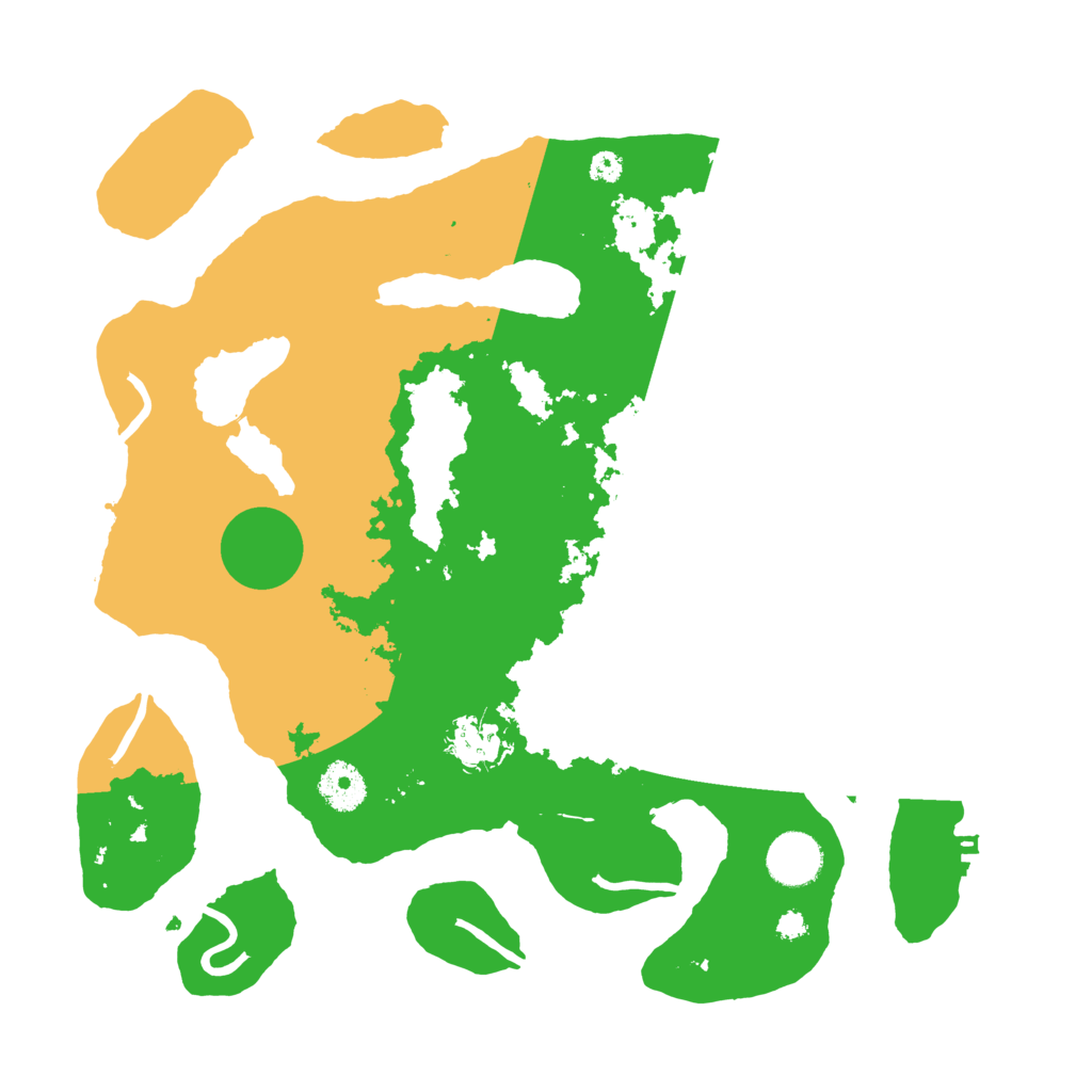 Biome Rust Map: Procedural Map, Size: 3500, Seed: 2995850