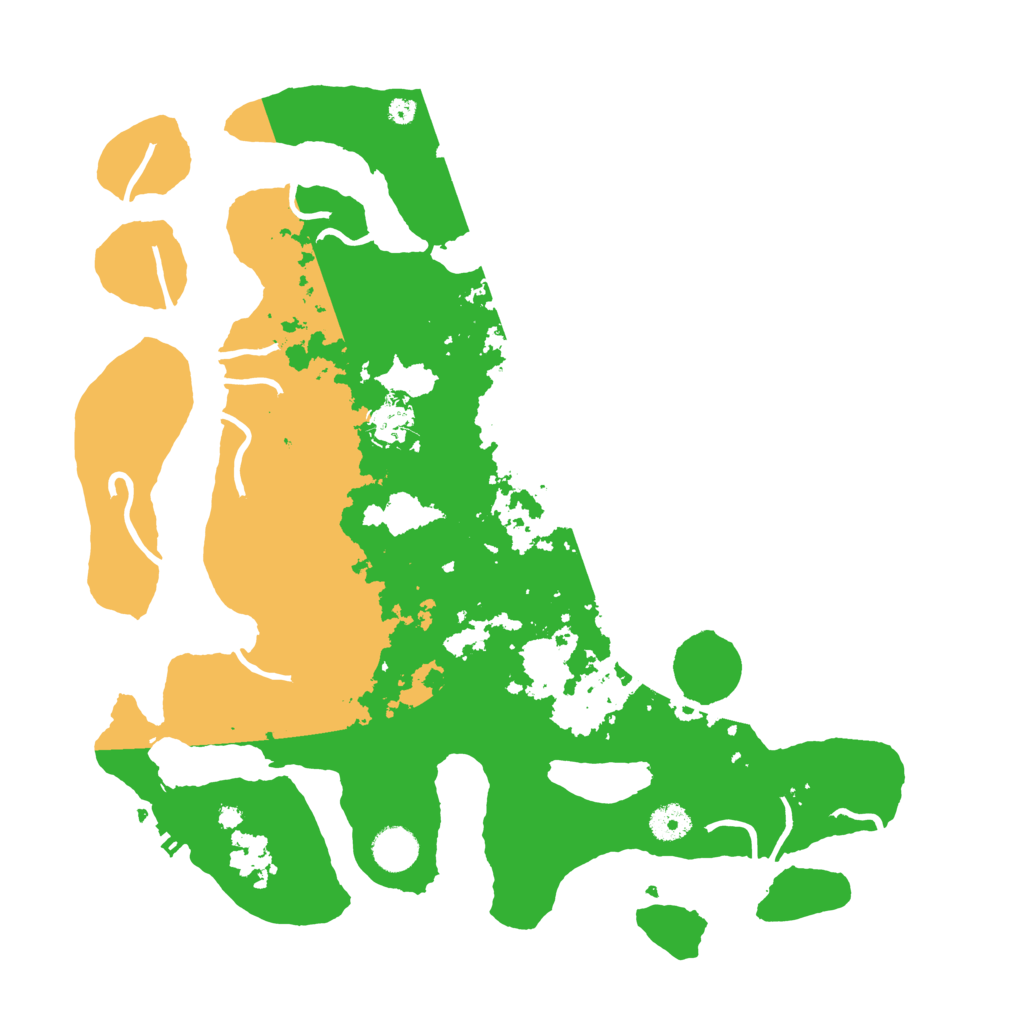 Biome Rust Map: Procedural Map, Size: 4000, Seed: 218629
