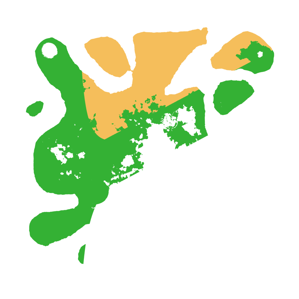 Biome Rust Map: Barren, Size: 3500, Seed: 3808576