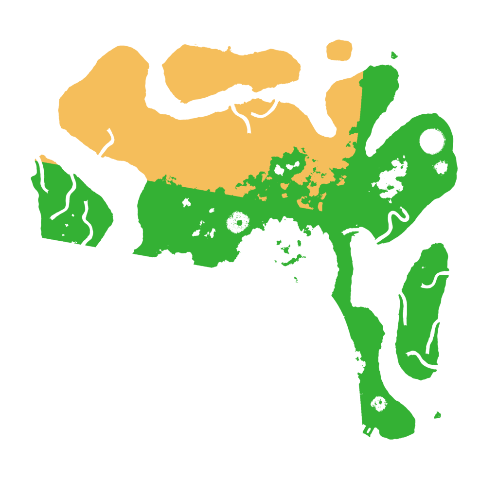 Biome Rust Map: Procedural Map, Size: 3500, Seed: 2493004